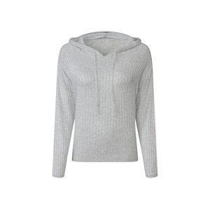 esmara® Dámsky rebrovaný sveter (M (40/42), sivá)