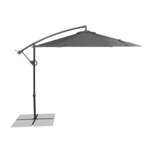 LIVARNO home Slnečník, 300 x 250 cm, antracitový