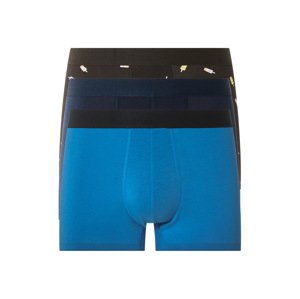 LIVERGY® Pánske boxerky, 3 kusy (S, námornícka modrá/zmrzlina/modrá)