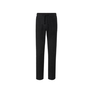 LIVERGY® Pánske látkové nohavice (XL (56/58), čierna)