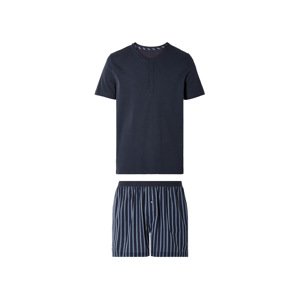 LIVERGY® Pánske krátke pyžamo (M (48/50), navy modrá)