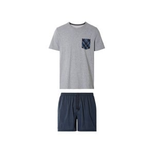 LIVERGY® Pánske krátke pyžamo (M (48/50), sivá)