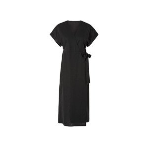 esmara® Dámske ľanové šaty (34, čierna)