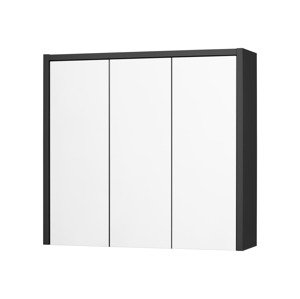 LIVARNO home Zrkadlová skrinka Oslo, antracitová