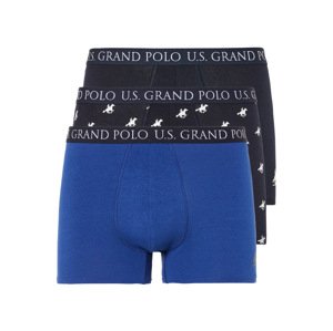 LIVERGY® Pánske boxerky, 3 kusy (S, navy modrá/modrá)