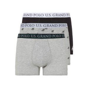 LIVERGY® Pánske boxerky, 3 kusy (M, sivá/čierna)