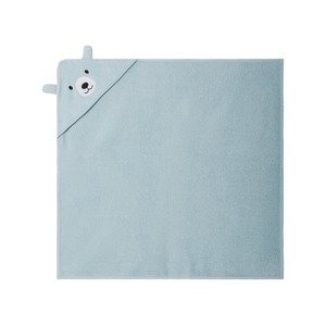 lupilu® Osuška s kapucňou pre bábätká, 85 x 85 cm (modrá)