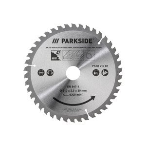 PARKSIDE® Pílový kotúč PKSB 210 B1, 210 mm (TRF pílový kotúč, 42 zubov)