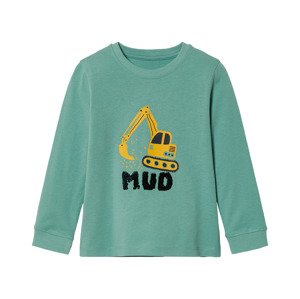 lupilu® Chlapčenské tričko s dlhým rukávom (mentolová, 122/128)