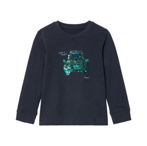 lupilu® Chlapčenské tričko s dlhým rukávom (námornícka modrá, 98/104)