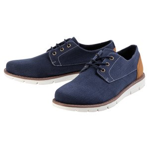 LIVERGY® Pánska voľnočasová obuv (44, navy modrá/hnedá)