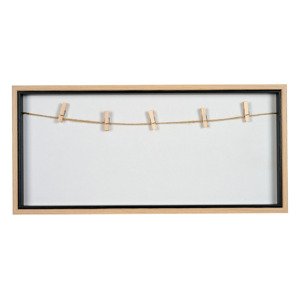 LIVARNO home Lišta na plagát/Stojan na fotorámiky/Fotorámik (dekoratívny rám so štipcami)