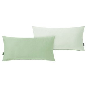 LOOKS by Wolfgang Joop Obliečka na vankúš z mako-saténu, 40 x 80 cm, 2 kusy (zelená)