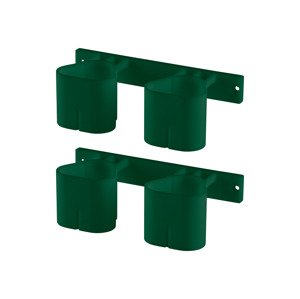 PARKSIDE® Nástenný držiak na akumulátor/aku skrutkovač (dvojitý držiak na akumulátor, 2 kusy)