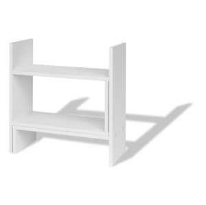 LIVARNO home Nastaviteľný regál na stôl (biela)