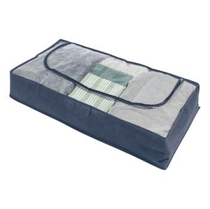LIVARNO home Závesný organizér/Organizér na topánky/Obal na odevy/Úložný obal pod posteľ (úložný obal pod posteľ, tmavomodrá)