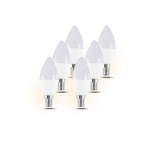 LIVARNO home LED žiarovky, 6 kusov (sviečka E14)
