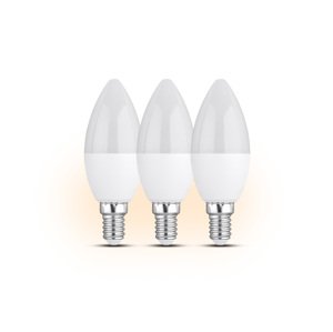 LIVARNO home LED žiarovky (sviečka E14, 4,2 W, 3 kusy)