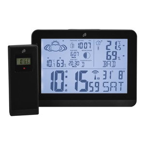 AURIOL® Meteostanica (čierna)
