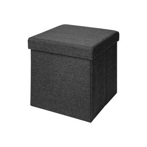 LIVARNO home Taburetka s úložným priestorom (sivá)