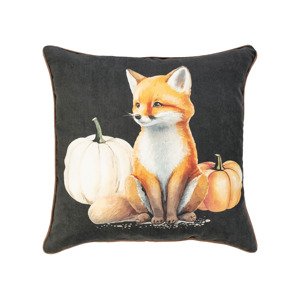 LIVARNO home Dekoratívna obliečka na vankúš, 40 x 40 cm (líška )