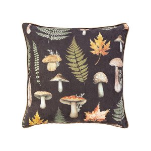 LIVARNO home Dekoratívna obliečka na vankúš, 40 x 40 cm (hríby)
