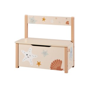 LIVARNO home Detská lavička na sedenie s truhlicou (béžová)