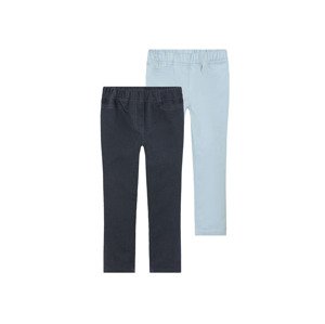 lupilu® Dievčenské tregíny, 2 kusy (122/128, navy modrá)