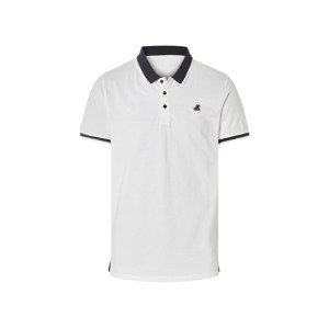 LIVERGY® Páske polo tričko Slim Fit (M (48/50), biela)