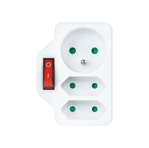 SILVERCREST® Zásuvkový adaptér (3 zásuvky)