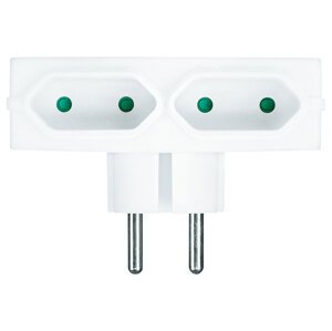 SILVERCREST® Zásuvkový adaptér (2 zásuvky)