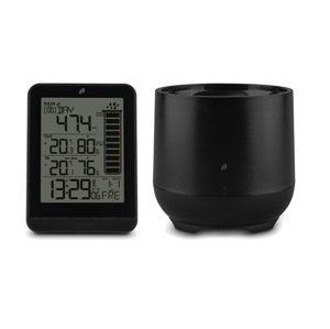 AURIOL® Bezdrôtová meteostanica s meraním množstva zrážok (čierna)