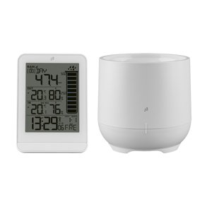 AURIOL® Bezdrôtová meteostanica s meraním množstva zrážok (biela)