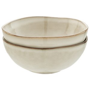 LIVARNO home Tanieriky/Misky/Šálky, 2 kusy (miska, béžová)