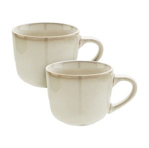 LIVARNO home Tanieriky/Misky/Šálky, 2 kusy (šálka, béžová)