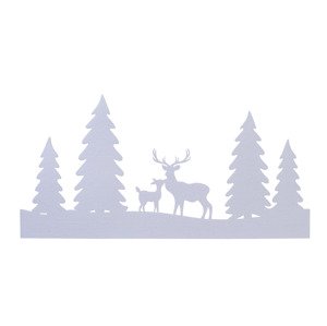 LIVARNO home Obrázok na okno s LED svetelnou reťazou (les)