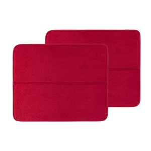 LIVARNO home Odkvapávacia podložka, 2 kusy (červená)