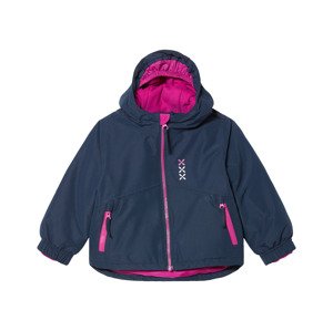lupilu® Dievčenská zimná bunda (98/104, navy modrá/ružová)