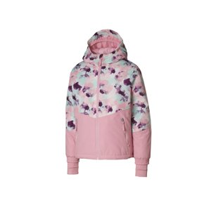 CRIVIT Dievčenská lyžiarska bunda (122/128, Vzor/ružová)
