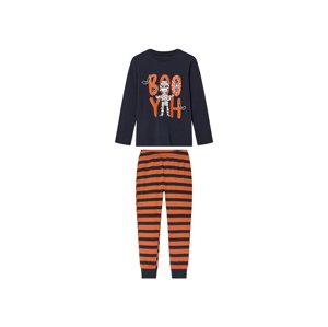 lupilu® Chlapčenské pyžamo (110/116, pruhy/čierna/červená)