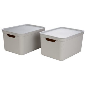 LIVARNO home Úložné boxy (veľké, 2 kusy)