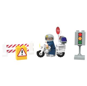 Playtive Clippys Skladačka Junior Set S (policajná motorka)