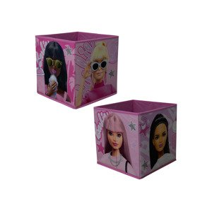 Úložný box Barbie, 2 kusy (bledoružová)