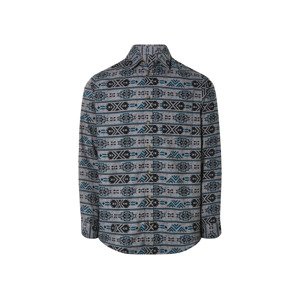 LIVERGY® Pánska flanelová košeľa (XXL (45/46), vzor/sivá/čierna)