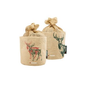 PARKSIDE® Jutový obal na kvetináč (prírodná farba/jeleň, 2 kusy)