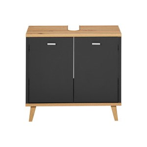 LIVARNO home Skrinka pod umývadlo Corfu, antracitová