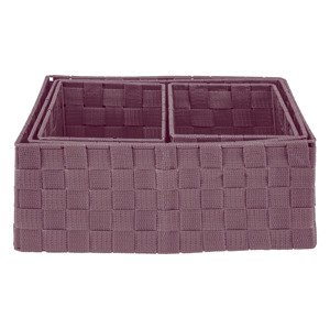 LIVARNO home Závesný regál/Súprava úložných košíkov (súprava košov , bledoružová)