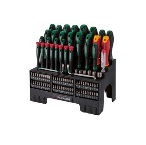 PARKSIDE® Súprava skrutkovačov a bitov, 101-dielna