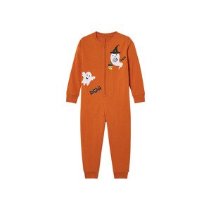 lupilu® Detský overal na spanie (122/128, oranžová)