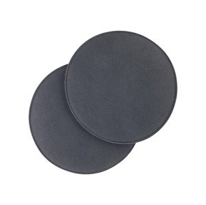 LIVARNO home Podsedáky, ∅ 35cm, 2 kusy (sivá)